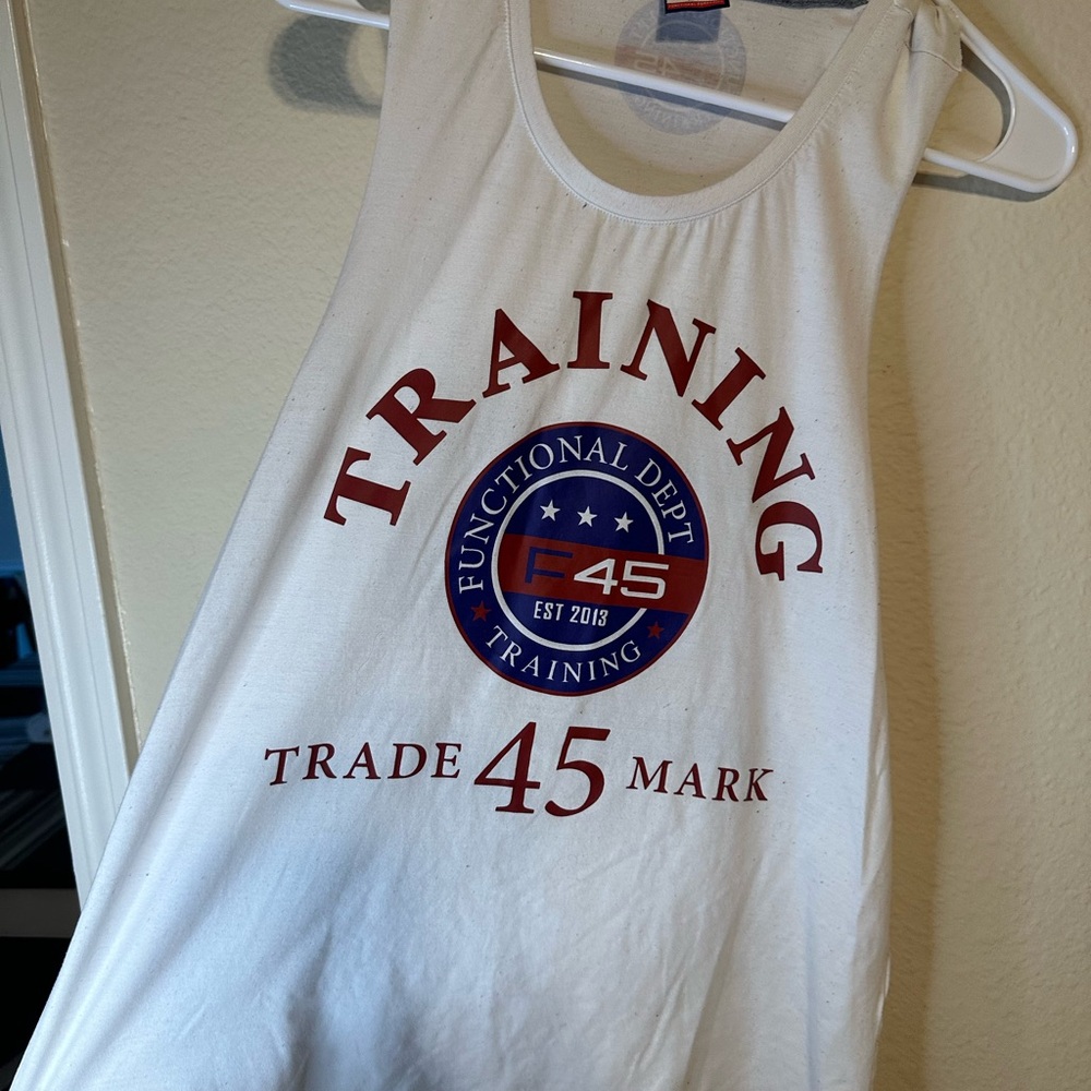 Women's White Training Tank Top